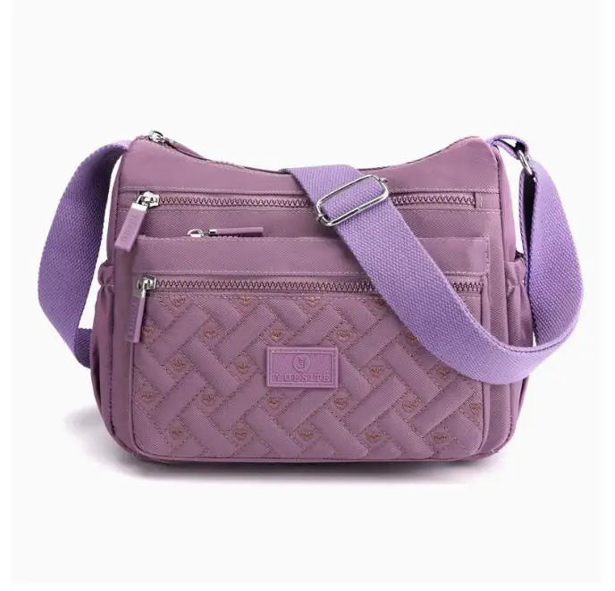 2026 New Women Shoulder bag High Quality Thread Female Messenger Bag Ladies Nylon CrossBody Bag Girls Tote Handbag Bolsos Mujer