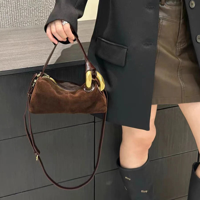 Fashion Shoulder Bag for Women Faux Suede Leather Female Handbags small ladies messenger Crossbody Bags Sac A Main bolsos