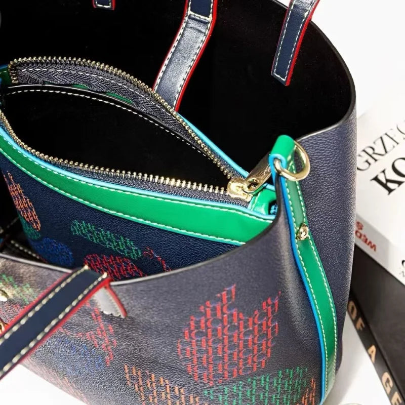 CHCH  Designer Classic Women's Leather Tote Bag Handbags Crossbody Shoulder Messenger Elegant for Ladies Luxury  bolsos mujer