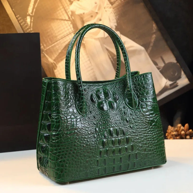 New Leather Alligator Pattern Handbag Leather Fashion Handbag Crossbody Bags for Women Hot Selling Bolsos Mujer