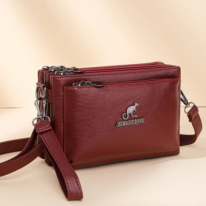 Women Bag Causal Shoulder Messenger Bag Multi Layer Female Crossbody New Trend Fashion Multi Pocket Packs Bolso Mujer Purse