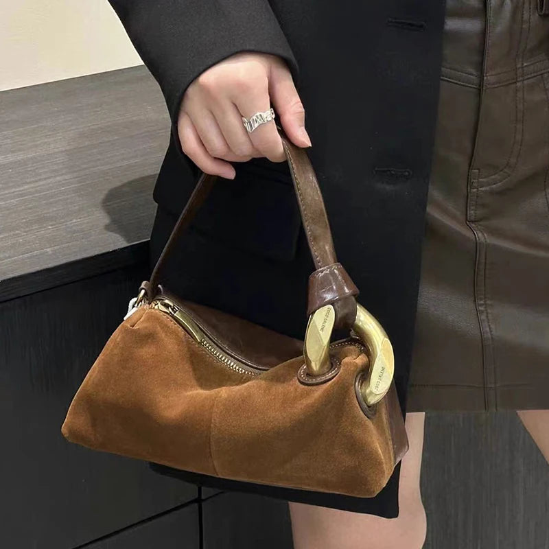 Fashion Shoulder Bag for Women Faux Suede Leather Female Handbags small ladies messenger Crossbody Bags Sac A Main bolsos