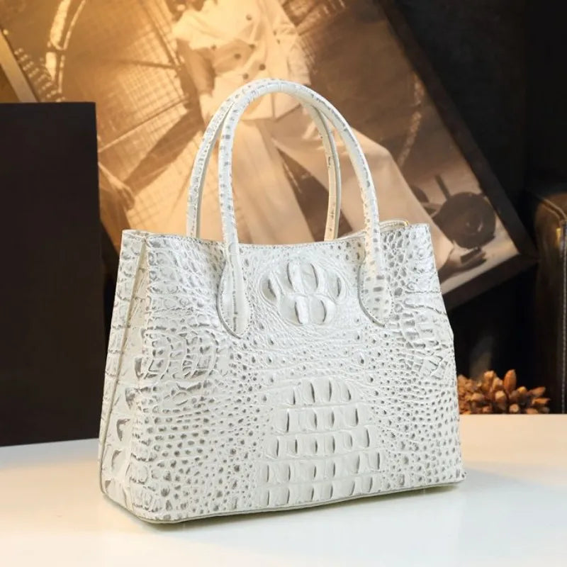 New Leather Alligator Pattern Handbag Leather Fashion Handbag Crossbody Bags for Women Hot Selling Bolsos Mujer