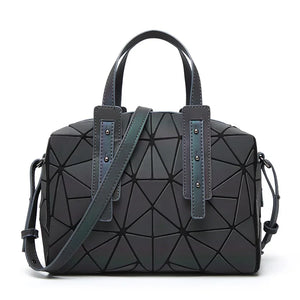 Bolsa Feminina Boston Handbags for Girls Women Laser Sequins Luminous Geometric Bag Over Shoulder Crossbody Bags for Women 2024