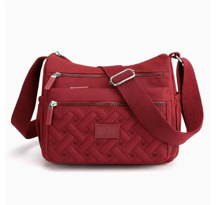 2026 New Women Shoulder bag High Quality Thread Female Messenger Bag Ladies Nylon CrossBody Bag Girls Tote Handbag Bolsos Mujer
