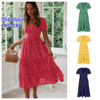 Vestido Romántico Estampado Floral Vintage