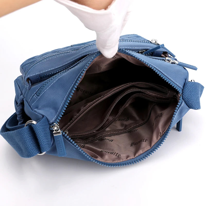 2026 New Women Shoulder bag High Quality Thread Female Messenger Bag Ladies Nylon CrossBody Bag Girls Tote Handbag Bolsos Mujer