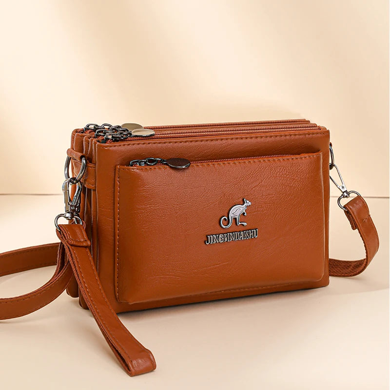 Women Bag Causal Shoulder Messenger Bag Multi Layer Female Crossbody New Trend Fashion Multi Pocket Packs Bolso Mujer Purse