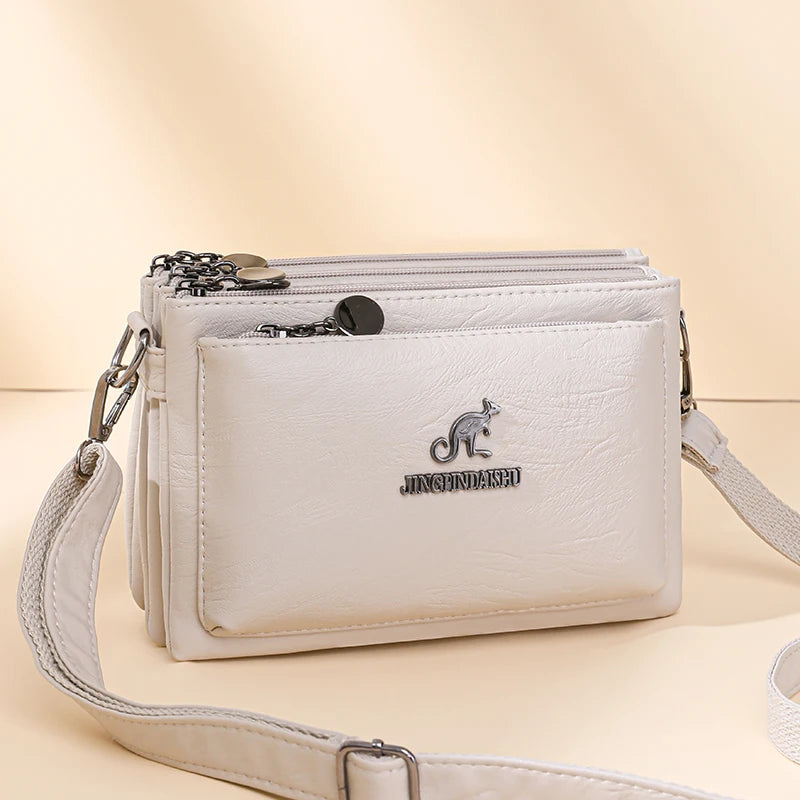Women Bag Causal Shoulder Messenger Bag Multi Layer Female Crossbody New Trend Fashion Multi Pocket Packs Bolso Mujer Purse