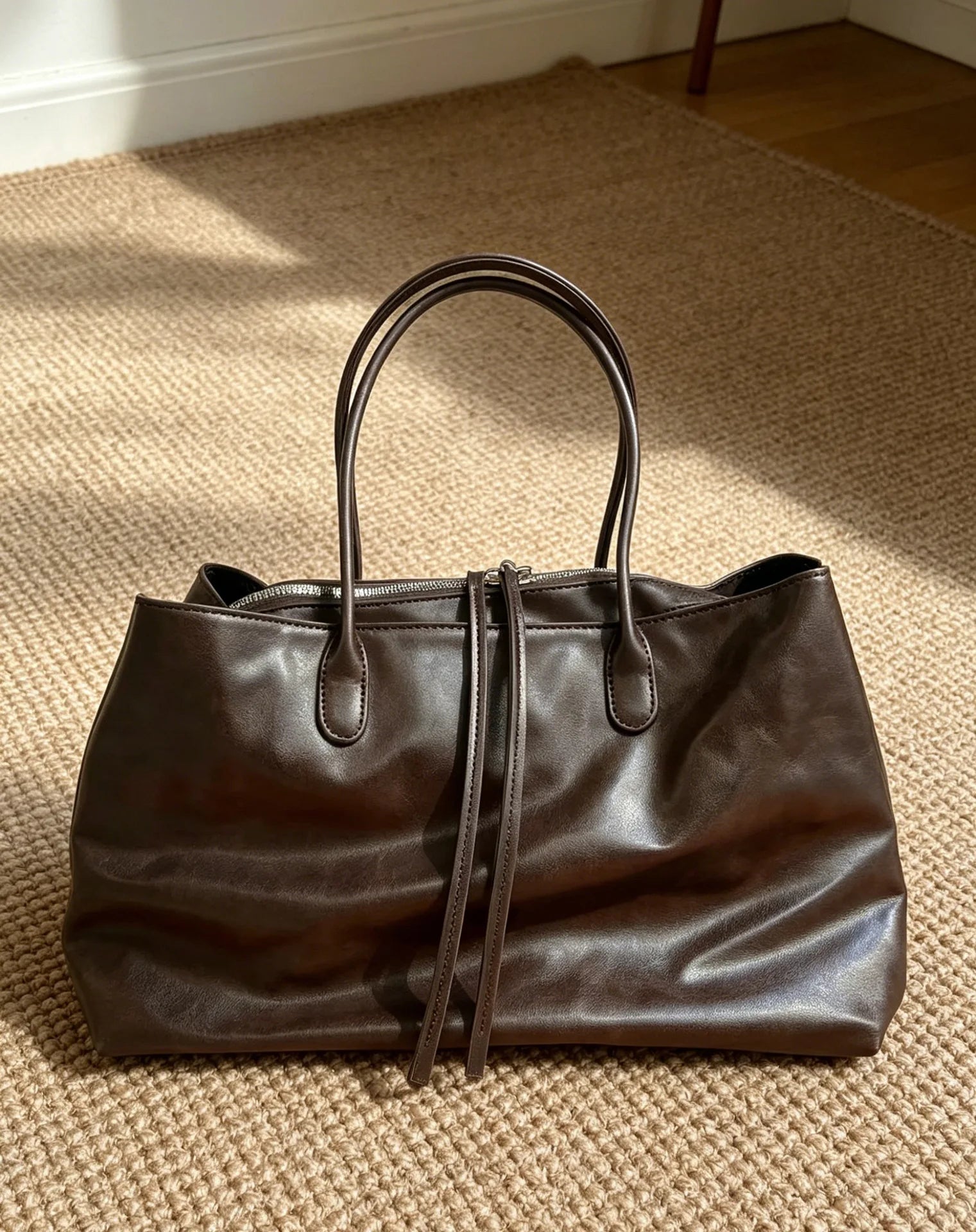 Women Handbags Large Capacity PU Leather Shoulder Bag for Ladies Bolsos Big Tote Bags Brand Design Commuting Office Bag Bolsa